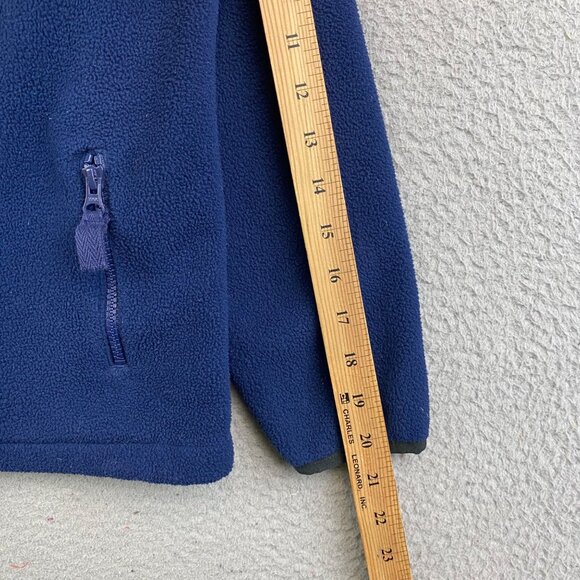 Vintage Polo Ralph Lauren Jacket Boys M(10/12) Blue Fleece‎ Full Zip - Picture 6 of 10